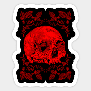 Skull (R) Sticker